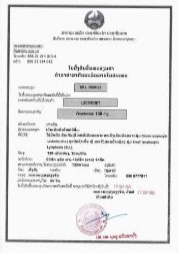 Venetoclax Production Approval